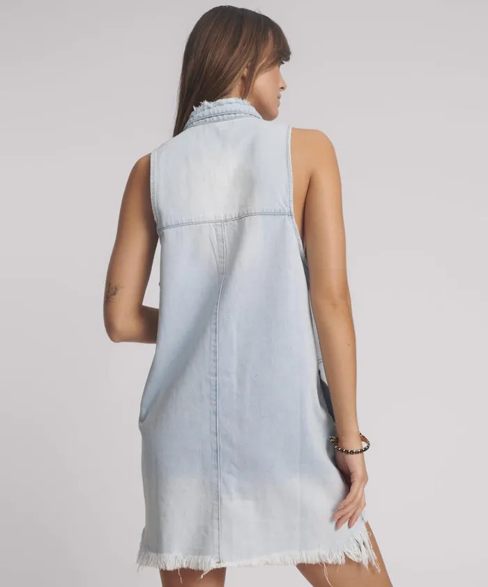 One Teaspoon Denim Dresses CASANOVA DENIM BRAXTON DRESS 8211 Women