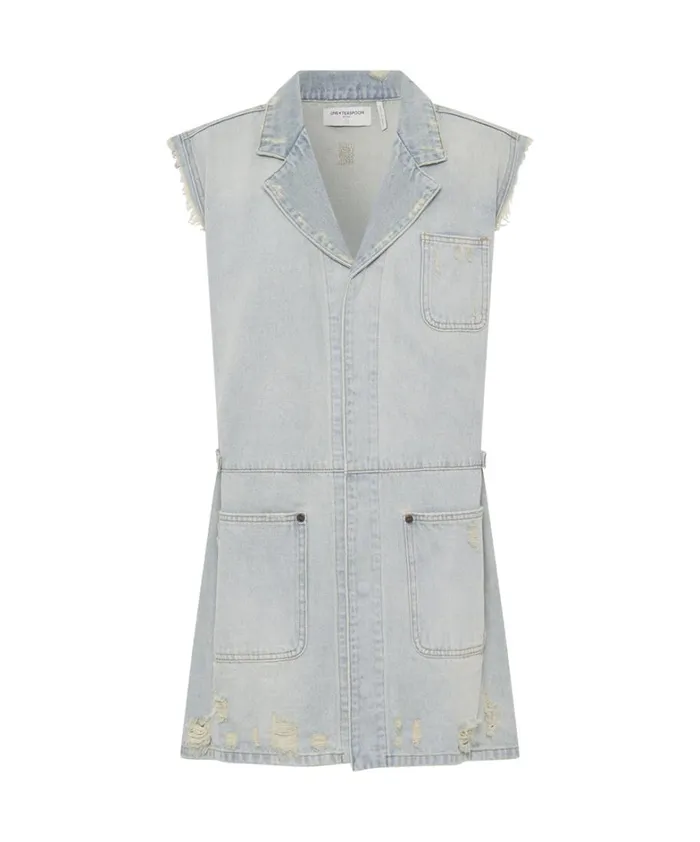 One Teaspoon Denim Dresses OLD WEST PALISADES DENIM DRESS 8211 Women One Teaspoon Denim Dresses OLD WEST PALISADES DENIM DRESS 8211 Women
