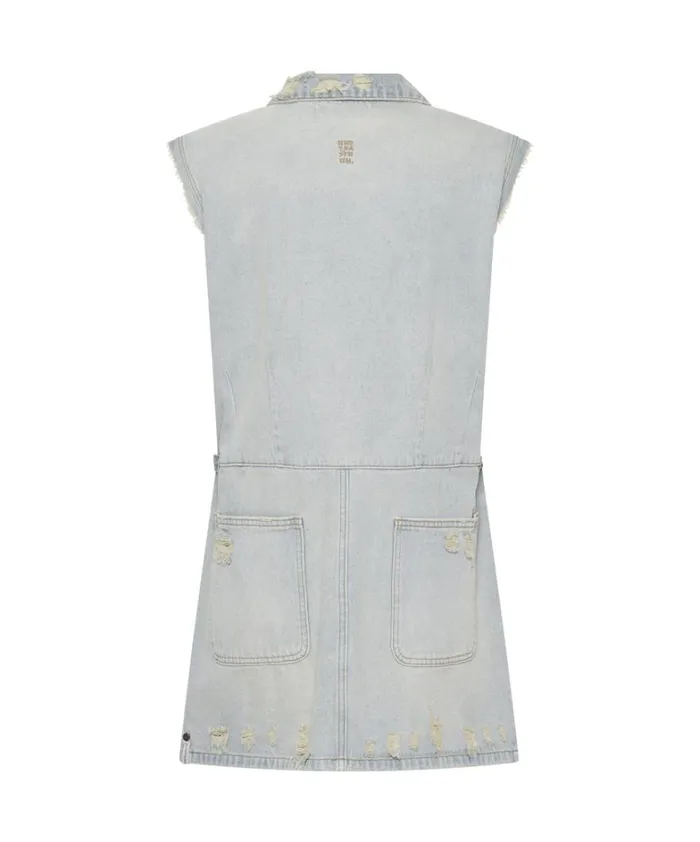 One Teaspoon Denim Dresses OLD WEST PALISADES DENIM DRESS 8211 Women One Teaspoon Denim Dresses OLD WEST PALISADES DENIM DRESS 8211 Women