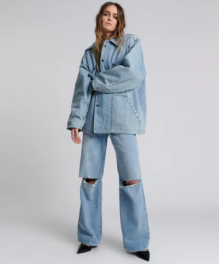One Teaspoon Denim Jackets MY BOYFRIENDS JACKET BLUE 8211 Women