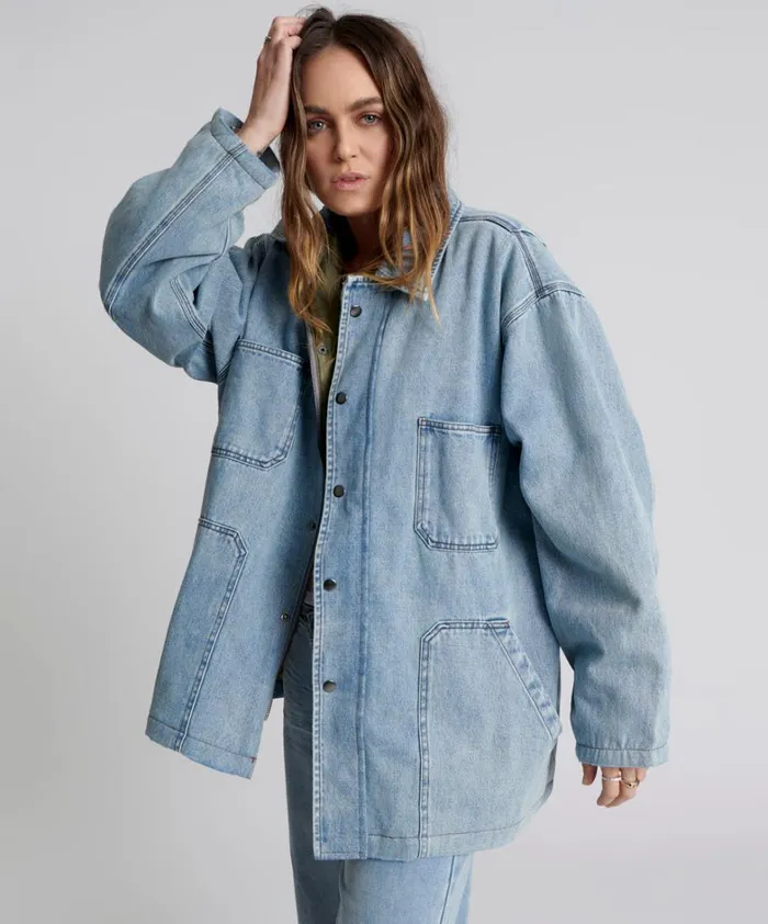 One Teaspoon Denim Jackets MY BOYFRIENDS JACKET BLUE 8211 Women