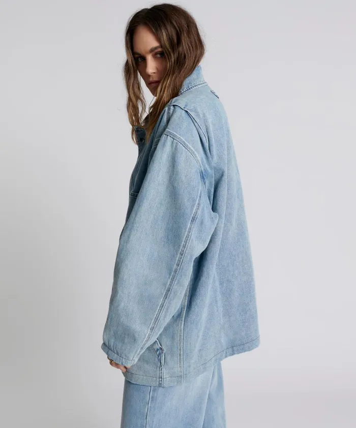 One Teaspoon Denim Jackets MY BOYFRIENDS JACKET BLUE 8211 Women