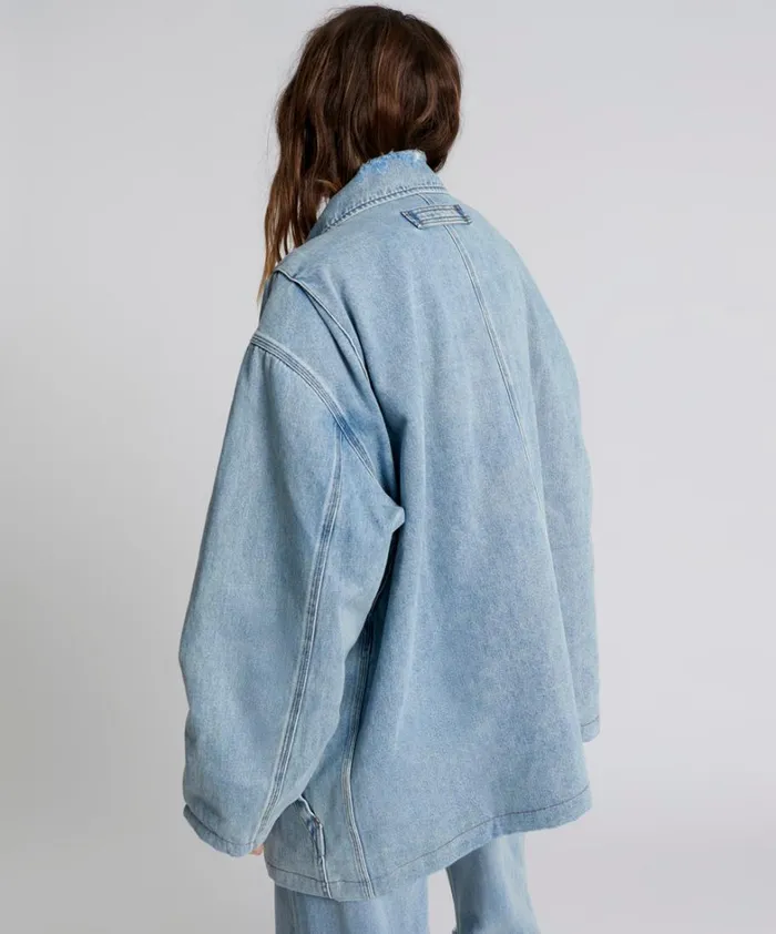 One Teaspoon Denim Jackets MY BOYFRIENDS JACKET BLUE 8211 Women