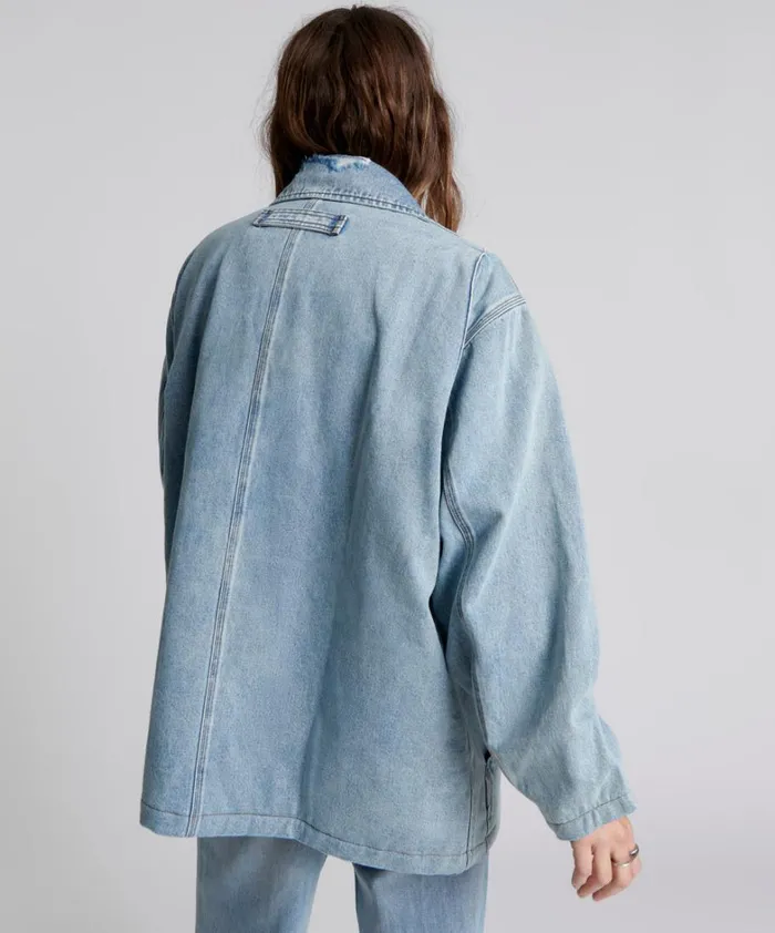 One Teaspoon Denim Jackets MY BOYFRIENDS JACKET BLUE 8211 Women