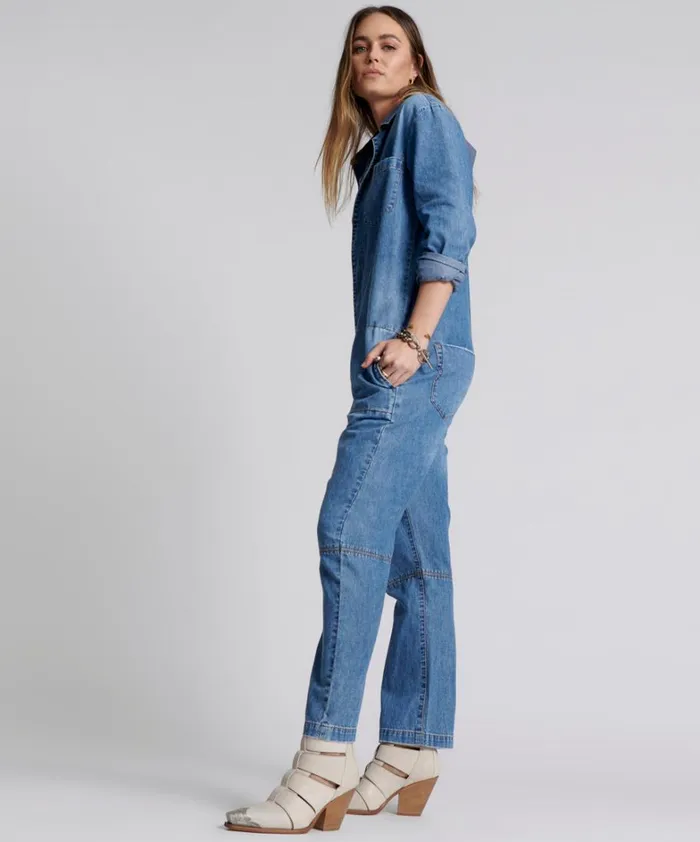 One Teaspoon Denim Jumpsuits PACIFICA PARADISE UTILITY JUMPSUIT 8211 Women One Teaspoon Denim Jumpsuits PACIFICA PARADISE UTILITY JUMPSUIT 8211 Women