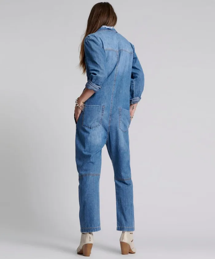 One Teaspoon Denim Jumpsuits PACIFICA PARADISE UTILITY JUMPSUIT 8211 Women One Teaspoon Denim Jumpsuits PACIFICA PARADISE UTILITY JUMPSUIT 8211 Women