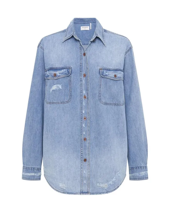 One Teaspoon Denim Shirts PACIFICA CLASSIC EVERYDAY DENIM SHIRT 8211 Women One Teaspoon Denim Shirts PACIFICA CLASSIC EVERYDAY DENIM SHIRT 8211 Women