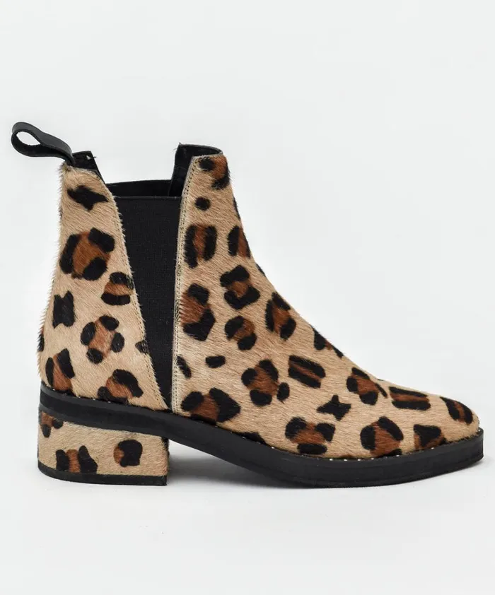 One Teaspoon Footwear LEOPARD CHELSEA BOOT 8211 Women