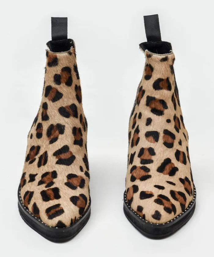 One Teaspoon Footwear LEOPARD CHELSEA BOOT 8211 Women