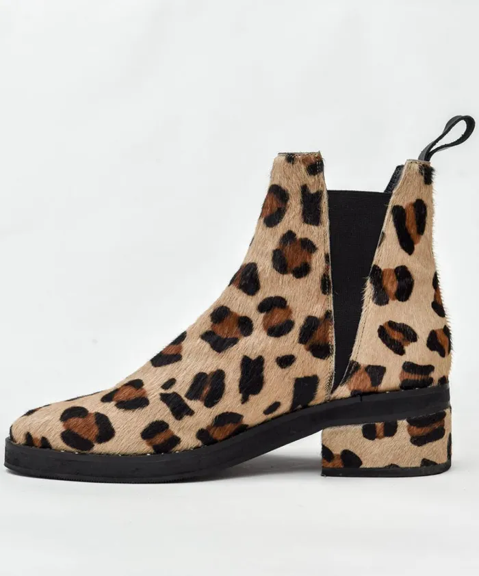 One Teaspoon Footwear LEOPARD CHELSEA BOOT 8211 Women