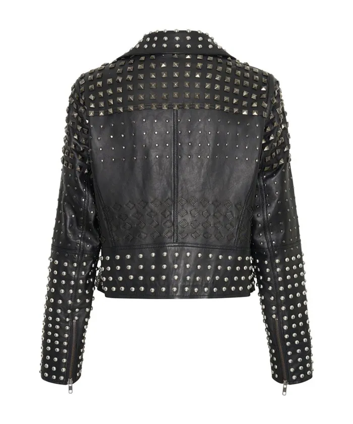 One Teaspoon Jackets BLACK DIAMOND STUDDED LEATHER JACKET 8211 Women One Teaspoon Jackets BLACK DIAMOND STUDDED LEATHER JACKET 8211 Women