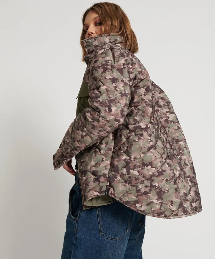 One Teaspoon Jackets CAMO QUILTED JACKET 8211 Women