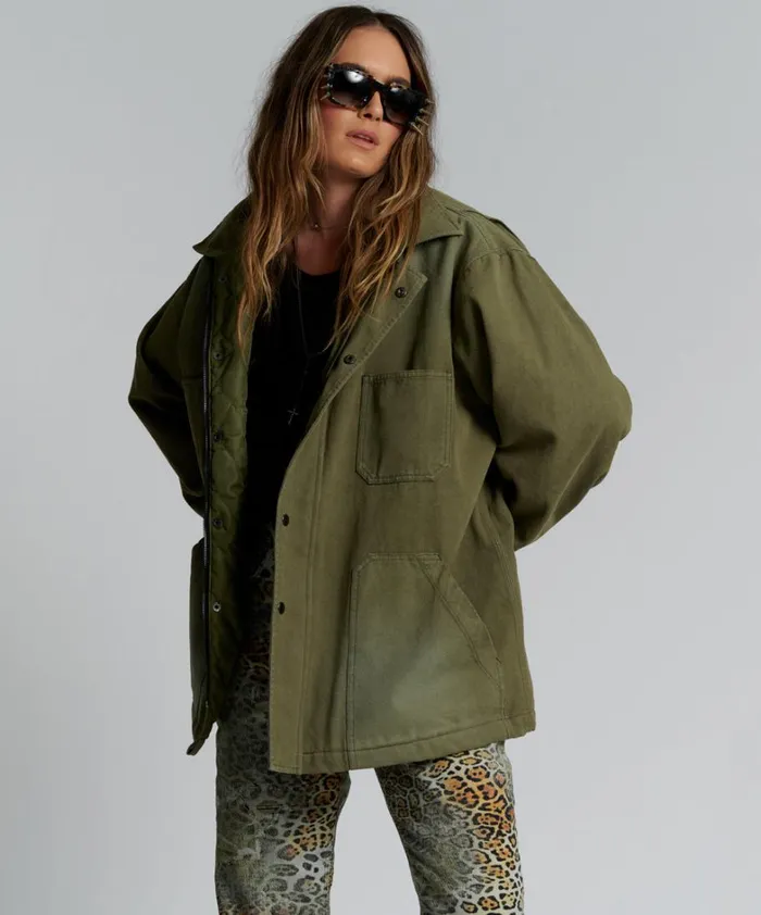 One Teaspoon Jackets MY BOYFRIENDS JACKET KHAKI 8211 Women