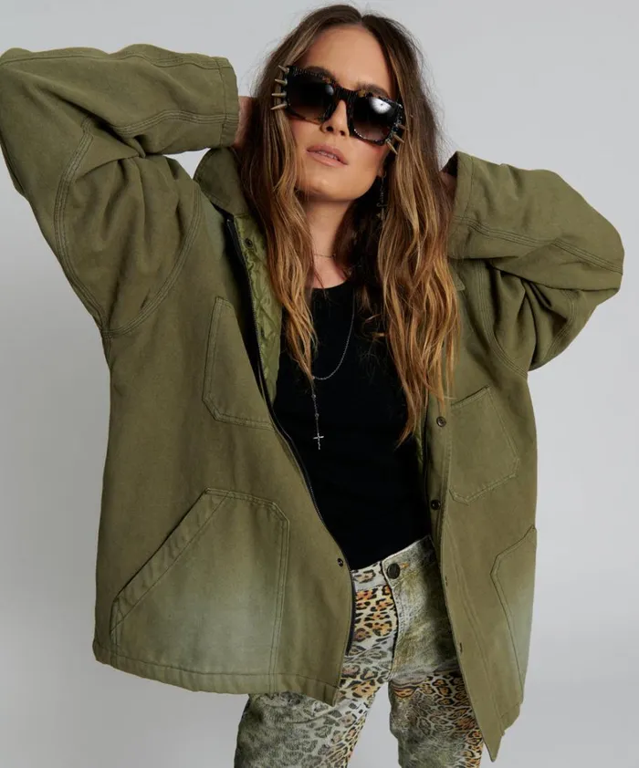 One Teaspoon Jackets MY BOYFRIENDS JACKET KHAKI 8211 Women