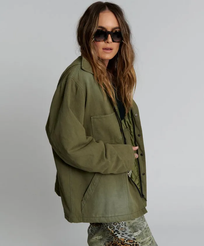 One Teaspoon Jackets MY BOYFRIENDS JACKET KHAKI 8211 Women