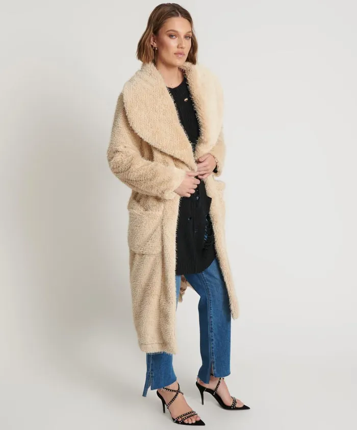One Teaspoon Jackets THE WONDERLAND FAUX FUR COAT 8211 Women
