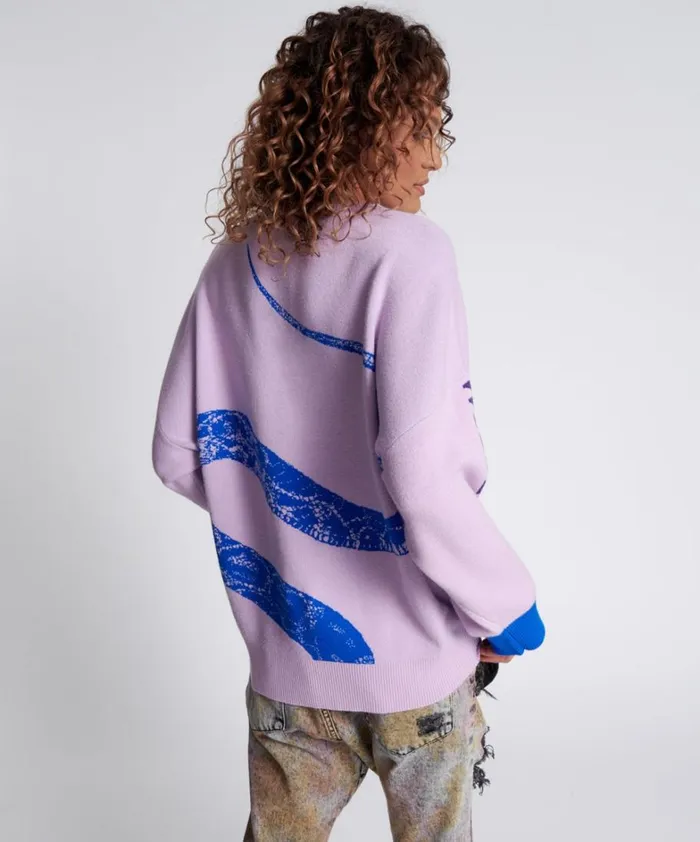 One Teaspoon Knitwear TWISTED SNAKE KNIT SWEATER 8211 Women One Teaspoon Knitwear TWISTED SNAKE KNIT SWEATER 8211 Women