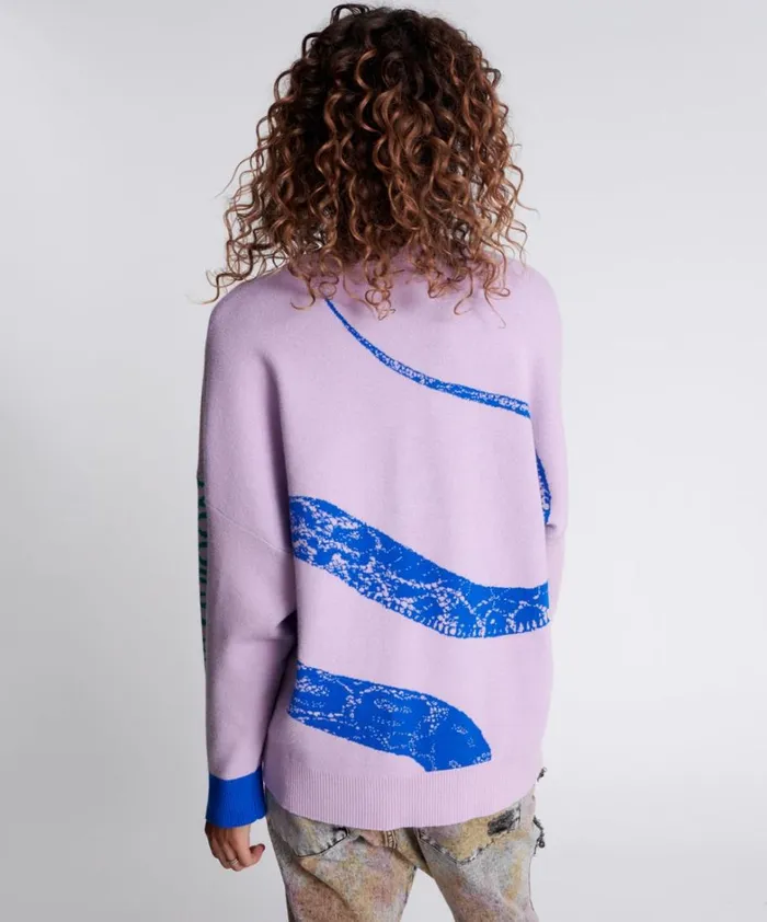 One Teaspoon Knitwear TWISTED SNAKE KNIT SWEATER 8211 Women One Teaspoon Knitwear TWISTED SNAKE KNIT SWEATER 8211 Women