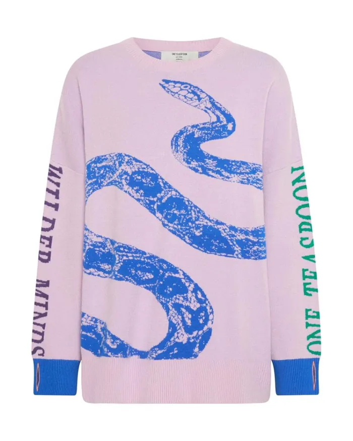 One Teaspoon Knitwear TWISTED SNAKE KNIT SWEATER 8211 Women One Teaspoon Knitwear TWISTED SNAKE KNIT SWEATER 8211 Women