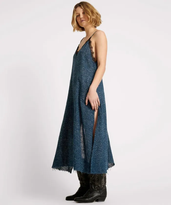 One Teaspoon Midi and Maxi Dresses BATIK SPOT HAND DYED DELIRIOUS MAXI DRESS 8211 Women One Teaspoon Midi and Maxi Dresses BATIK SPOT HAND DYED DELIRIOUS MAXI DRESS 8211 Women