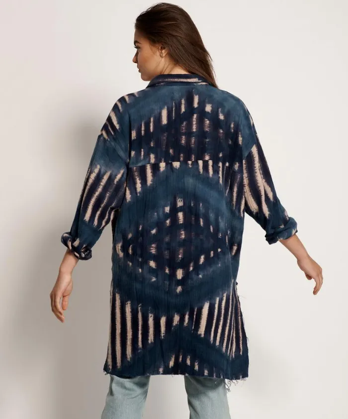 One Teaspoon Shirts HAND TIE DYE SANTORINI SHIRT 8211 Women
