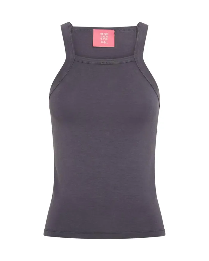 One Teaspoon Tees and Tanks BAMBOO LOGO LONGLINE RALLY TANK 8211 Women