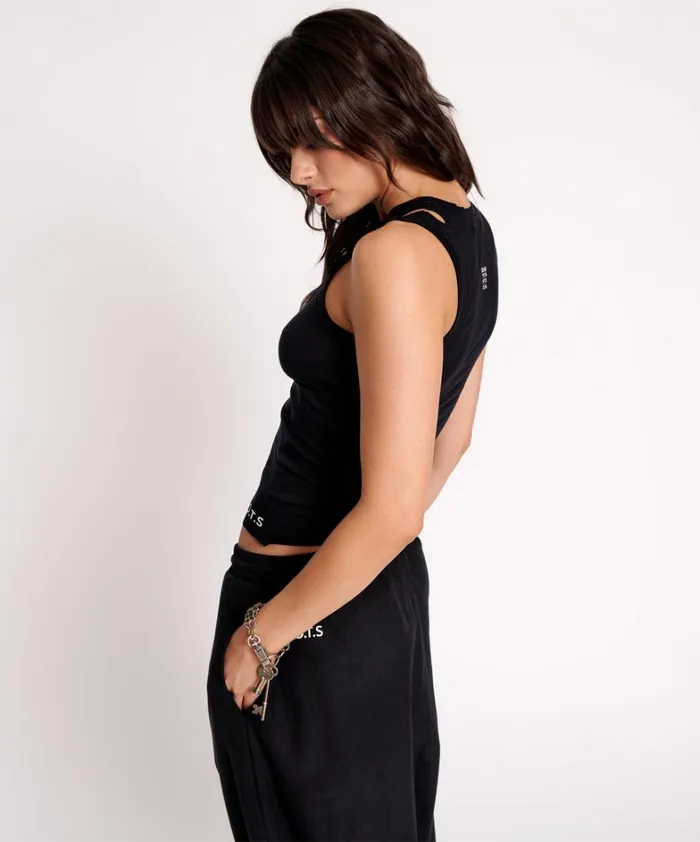 One Teaspoon Tees and Tanks OTS CUT THROUGH TANK 8211 Women One Teaspoon Tees and Tanks OTS CUT THROUGH TANK 8211 Women
