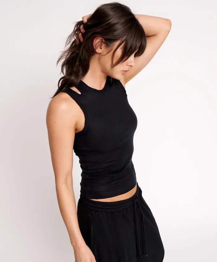 One Teaspoon Tees and Tanks OTS CUT THROUGH TANK 8211 Women One Teaspoon Tees and Tanks OTS CUT THROUGH TANK 8211 Women