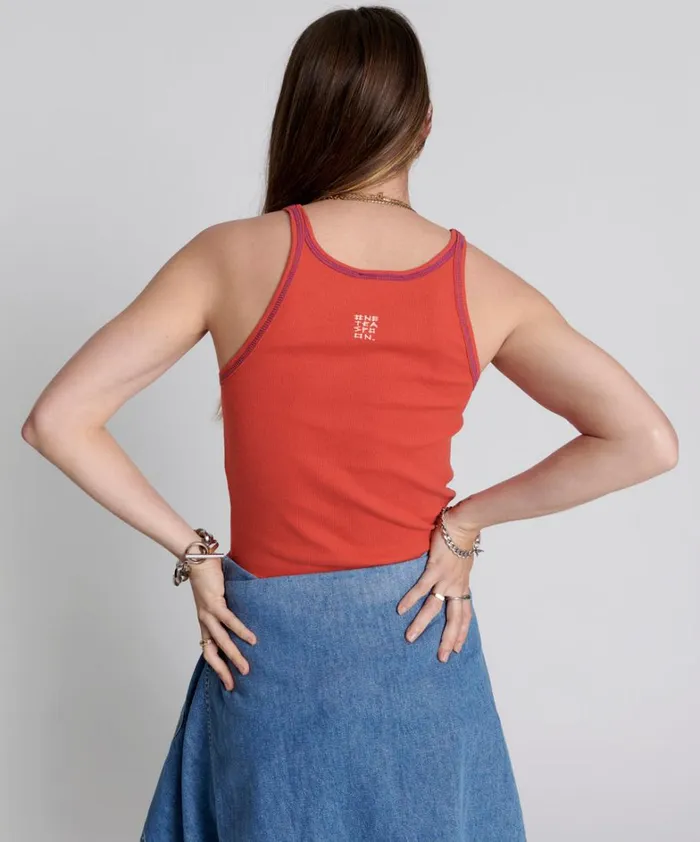 One Teaspoon Tees and Tanks RED ONE TEASPOON LOGO SINGLET 8211 Women One Teaspoon Tees and Tanks RED ONE TEASPOON LOGO SINGLET 8211 Women