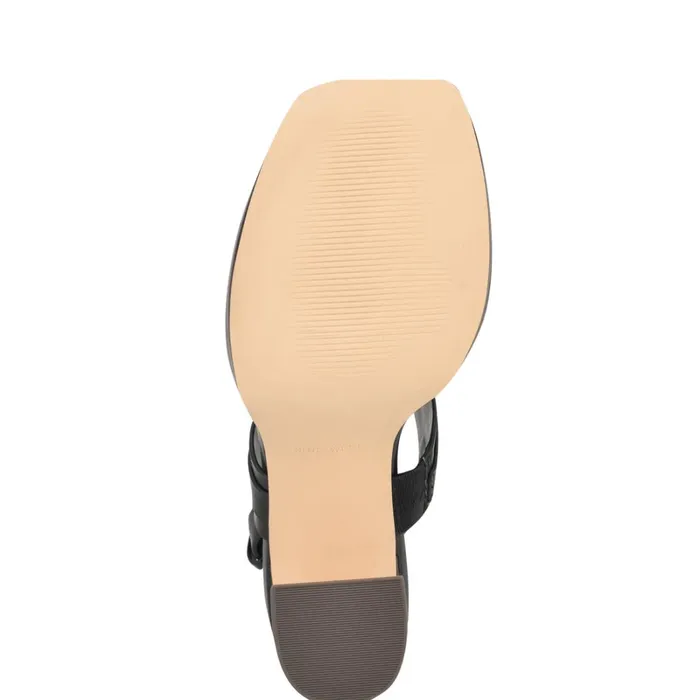 Opell Tailored Platform Sandals Black Women Nine West Heeled