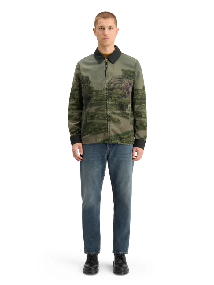 PHOTOPRINTED TWILL COACH JACKET Lombard Street Scenery Men Scotch and Soda Jackets and Coats