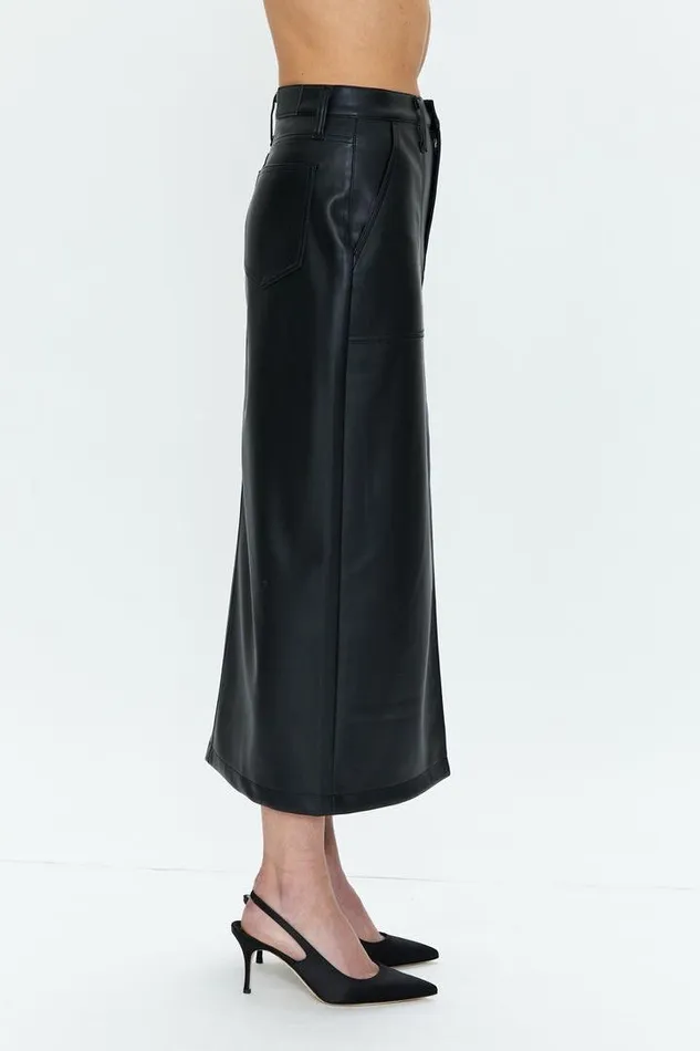 Pistola Denim Denim Women Alice Utility Midi Skirt 8211 Slate Black Slate Black