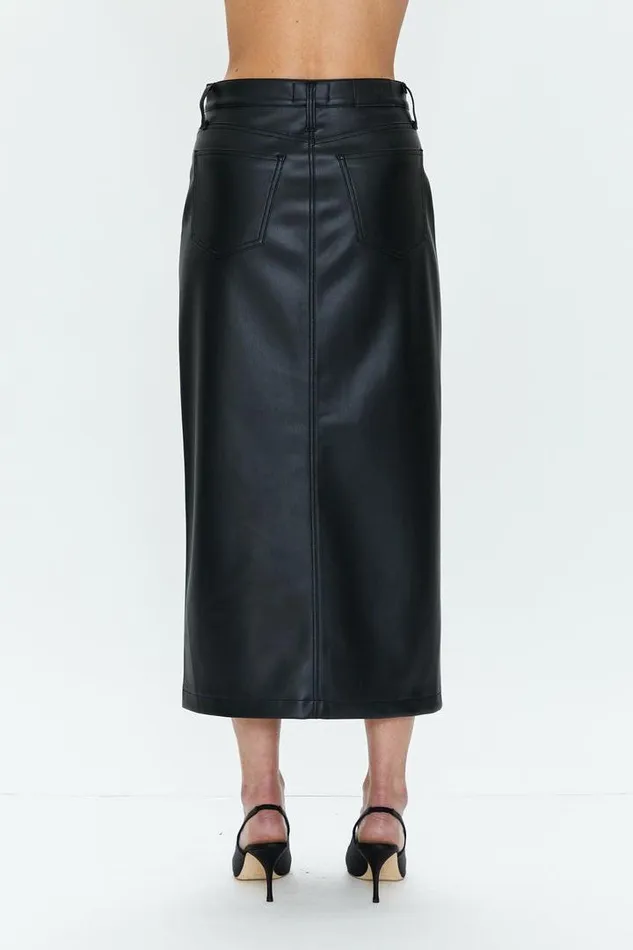 Pistola Denim Denim Women Alice Utility Midi Skirt 8211 Slate Black Slate Black