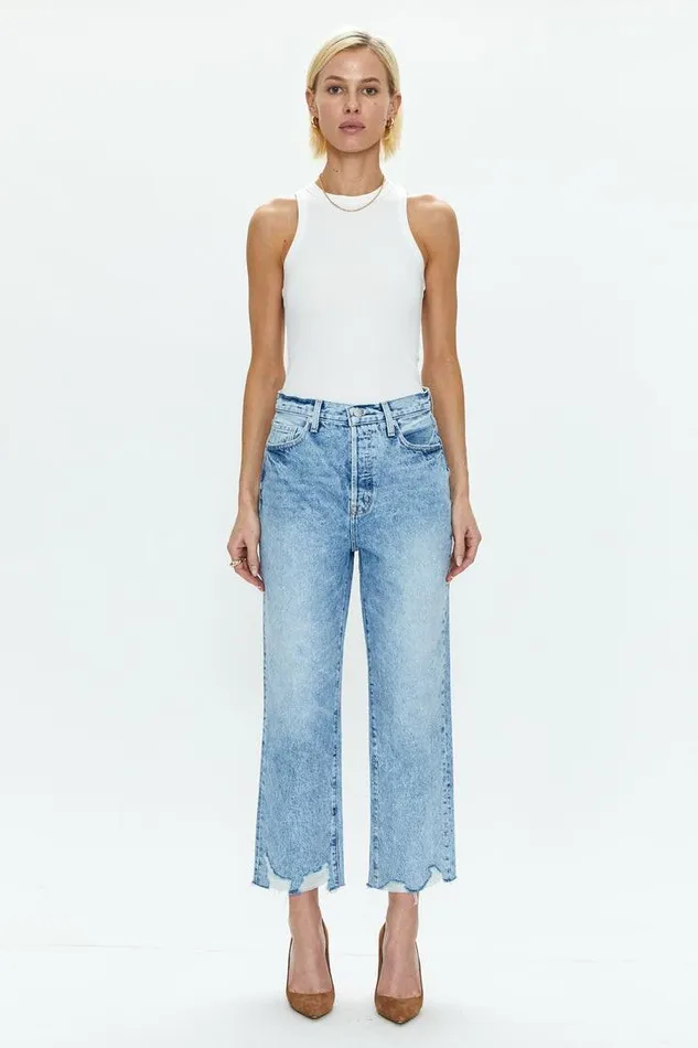 Pistola Denim Denim Women Cassie Super High Rise Straight Crop 8211 Baja Baja
