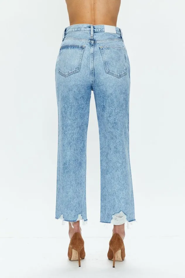 Pistola Denim Denim Women Cassie Super High Rise Straight Crop 8211 Baja Baja