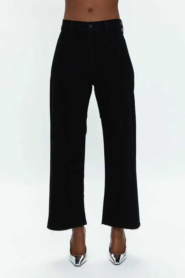 Pistola Denim Denim Women Penny High Rise Wide Leg 8211 Black Black