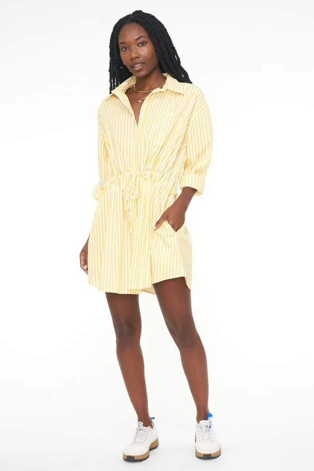 Pistola Denim Dresses Women Layla Cinched Waist Dress 8211 Apricot Stripe Apricot Stripe Pistola Denim Dresses Women Layla Cinched Waist Dress 8211 Apricot Stripe Apricot Stripe