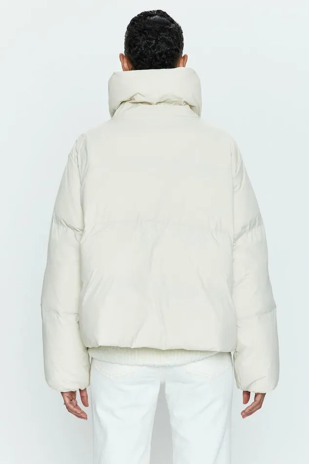 Pistola Denim Jackets and Outerwear Women Donovan Swing Puffer Jacket 8211 Ecru Ecru
