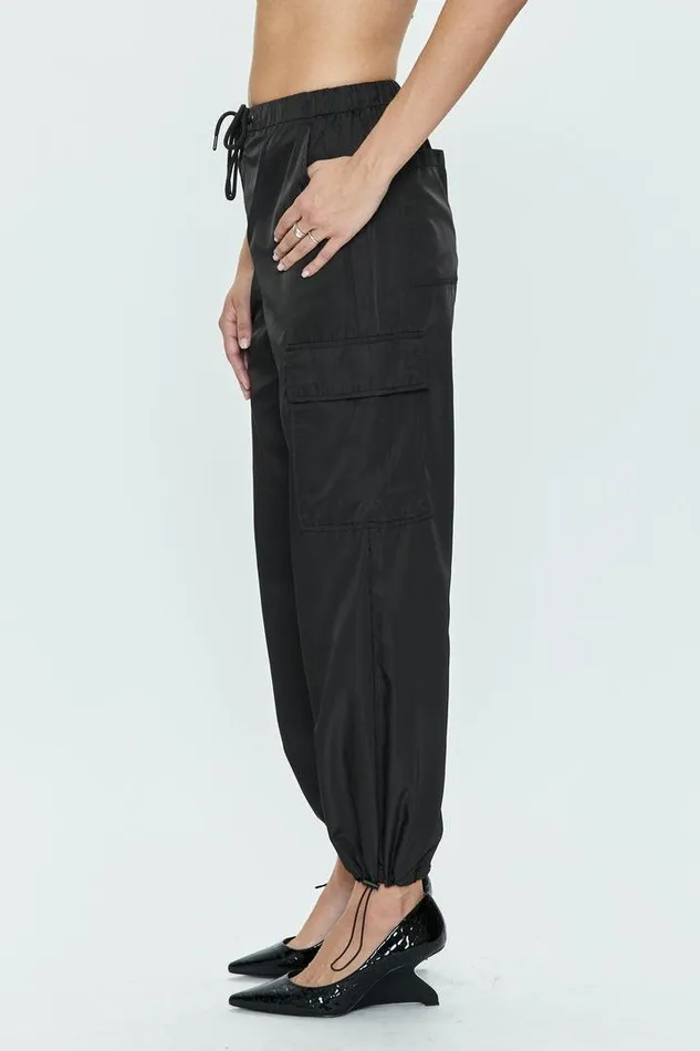 Pistola Denim Pants Women Jade Lightweight Cargo Trouser 8211 Black Black