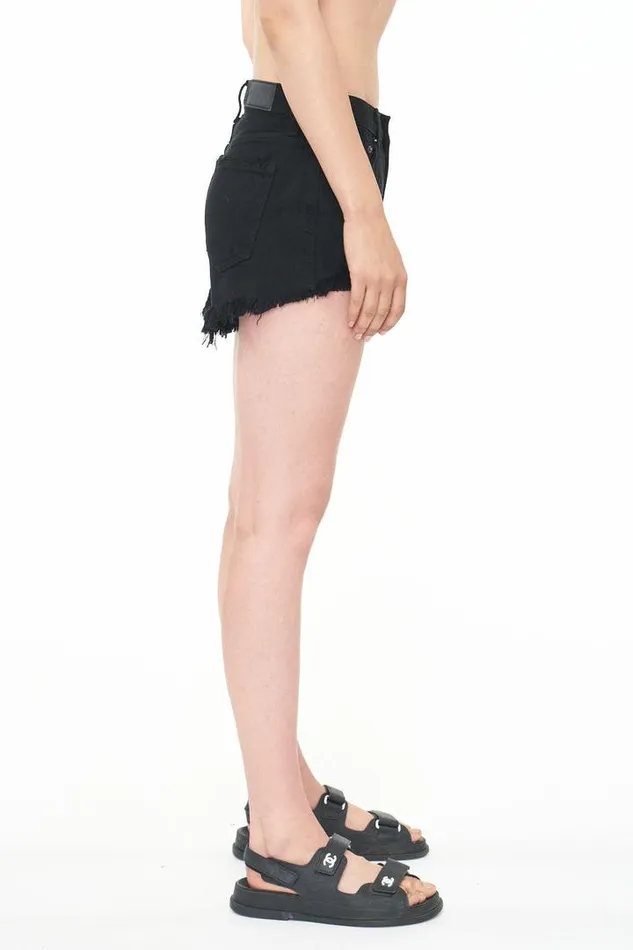 Pistola Denim Shorts and Skirts Women Gigi Low Rise Cut Off Short 8211 Blackrock Distressed Blackrock Distressed