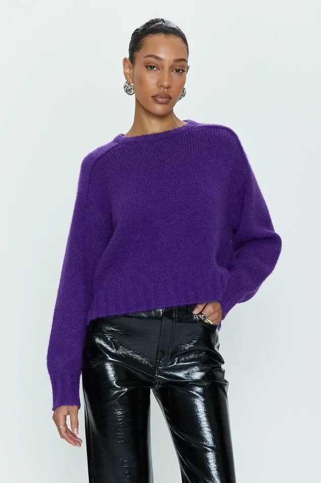 Pistola Denim Sweaters and Knits Women Adina Every Day Sweater 8211 Lila Purple Lila Purple Pistola Denim Sweaters and Knits Women Adina Every Day Sweater 8211 Lila Purple Lila Purple