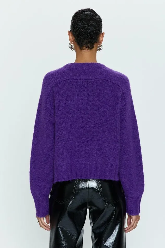 Pistola Denim Sweaters and Knits Women Adina Every Day Sweater 8211 Lila Purple Lila Purple