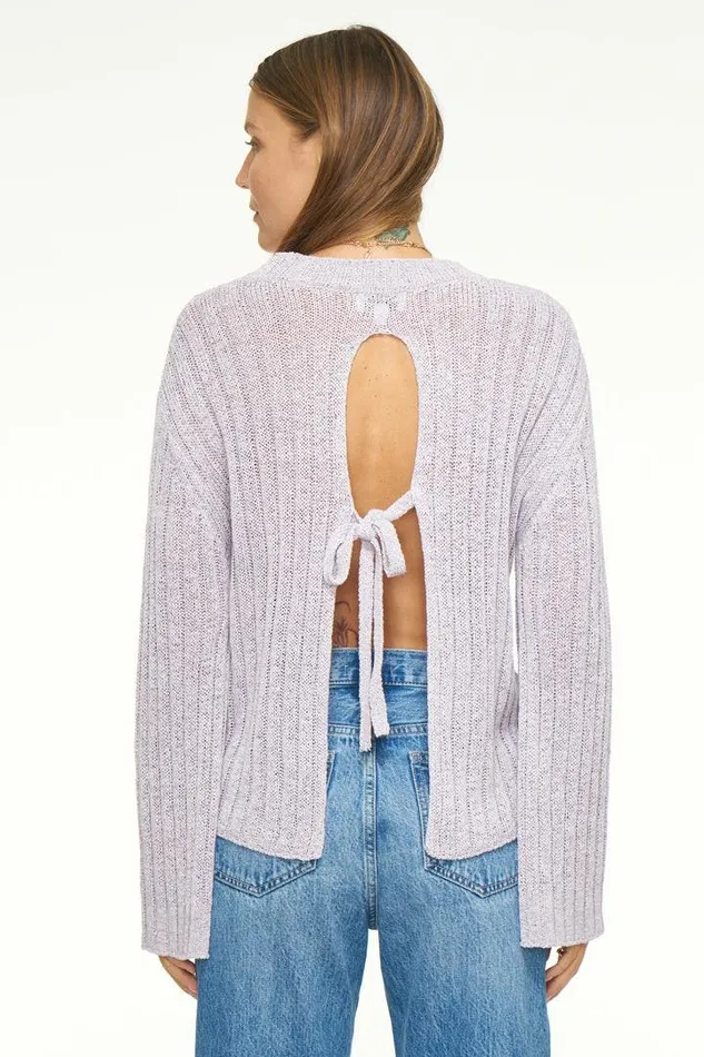 Pistola Denim Tops Women Britt Open Back Bell Sleeve Sweater 8211 Iris Iris