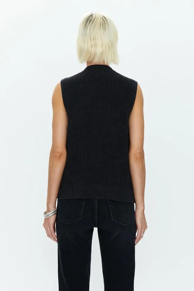 Pistola Denim Tops Women Chance Utility Sweater Vest 8211 Black Black