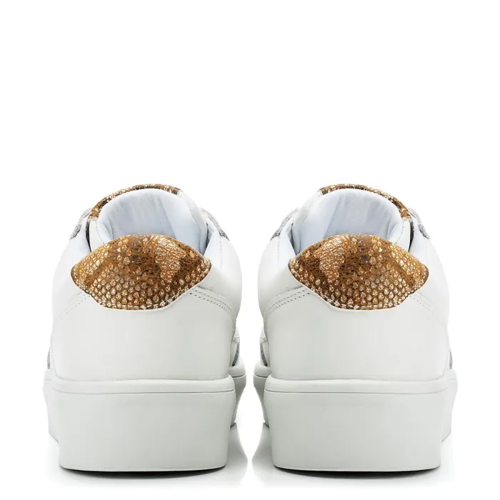 Platform Trainers Women Moda In Pelle Bsoleful BJessie White Leather