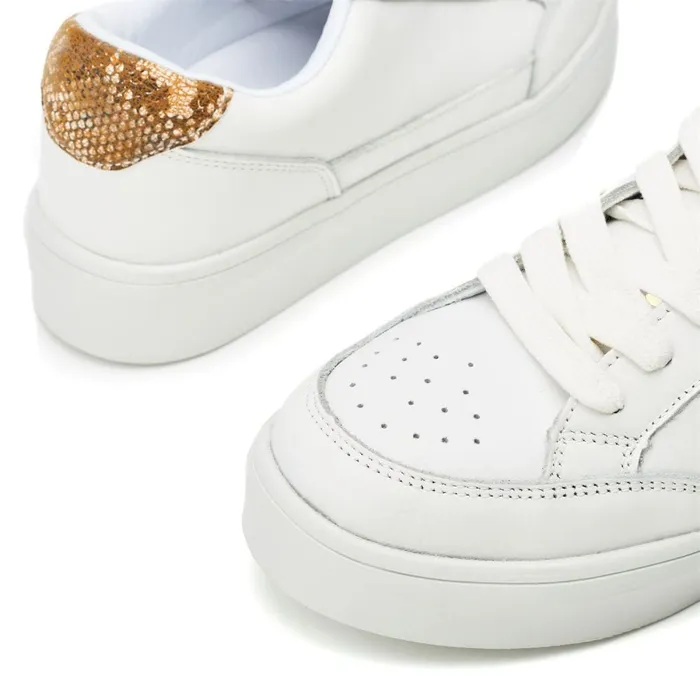 Platform Trainers Women Moda In Pelle Bsoleful BJessie White Leather