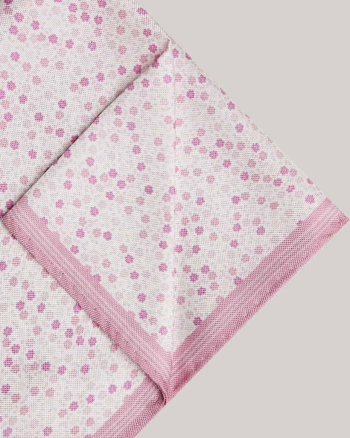 Politix Pocket Squares Men Floral Printed Silk Pocket Square Rose Politix Pocket Squares Men Floral Printed Silk Pocket Square Rose
