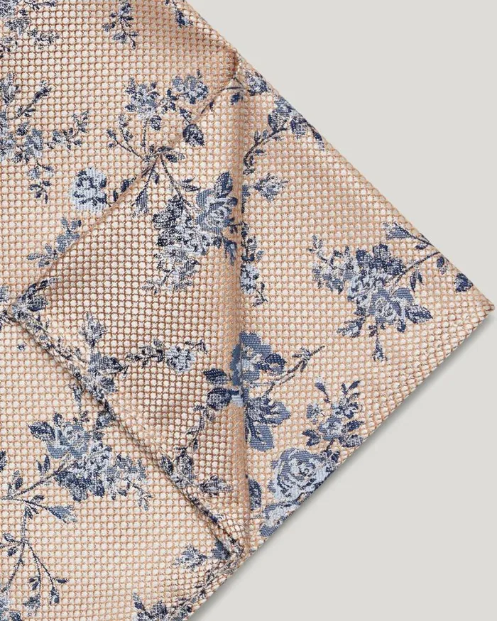 Politix Pocket Squares Men Floral Silk Pocket Square Neutral