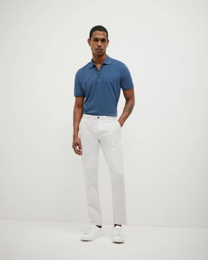 Politix Polo Shirts Men Travel Short Sleeve Polo Blue