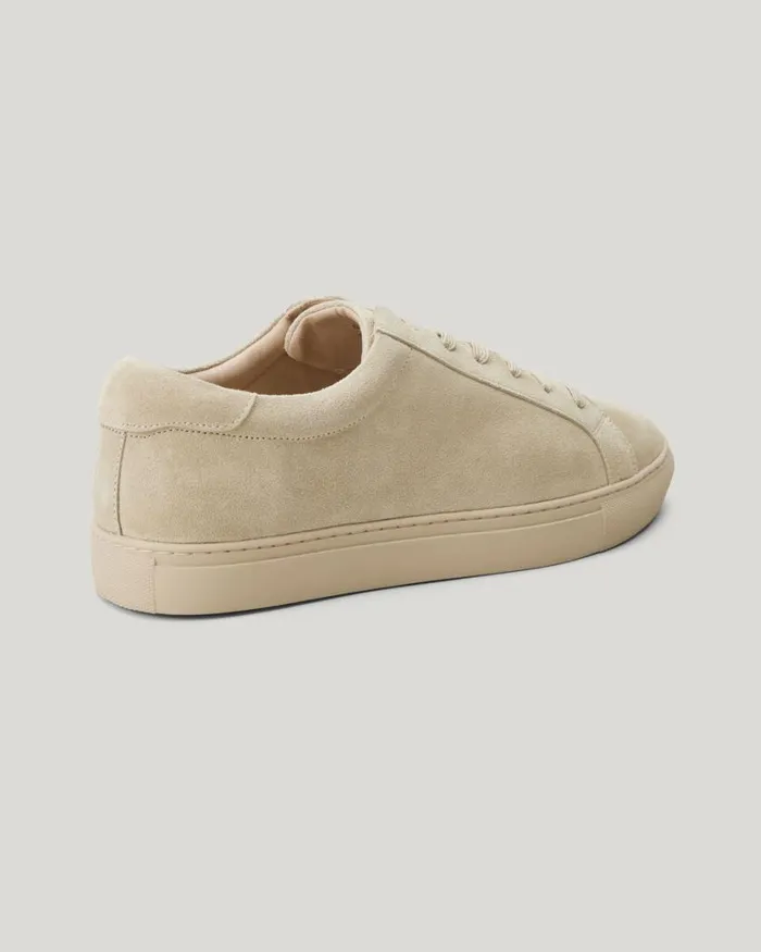 Politix Shoes Men Classic Suede Leather Sneaker Neutral